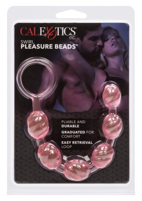 Swirl Pleasure Beads Pink Calexotics Swirl Pleasure Beads Pink Calexotics