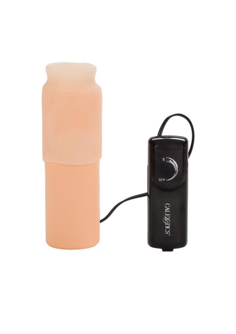 Vibrating Oro Simulator Light skin tone Calexotics Vibrating Oro Simulator Light skin tone Calexotics