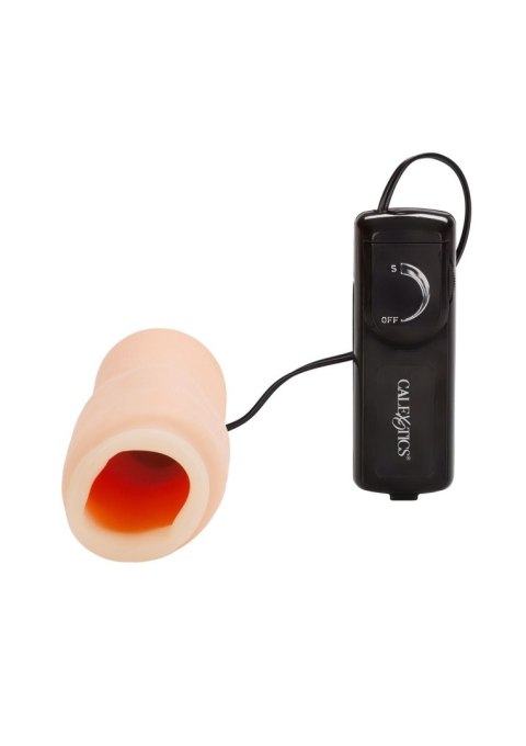 Vibrating Oro Simulator Light skin tone Calexotics Vibrating Oro Simulator Light skin tone Calexotics