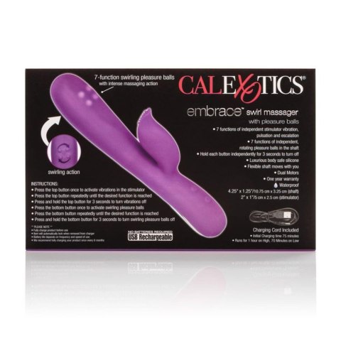 Wibrator-EMBRACE SWIRL MASSAGER PURPLE Embrace