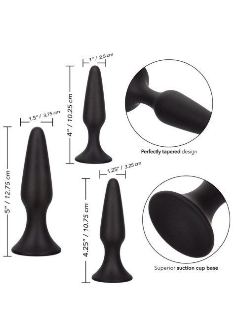 COLT Silicone Anal Trainer Kit Black Calexotics