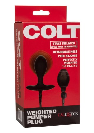 COLT Weighted Pumper Plug Black Calexotics