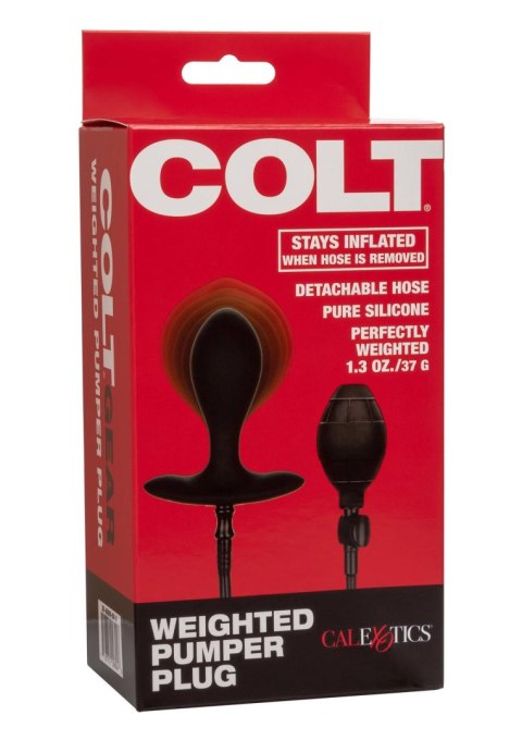 COLT Weighted Pumper Plug Black Calexotics