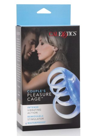 Couples Pleasure Cage Blue Calexotics