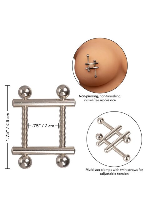 Crossbar Nipple Vices Metal Calexotics