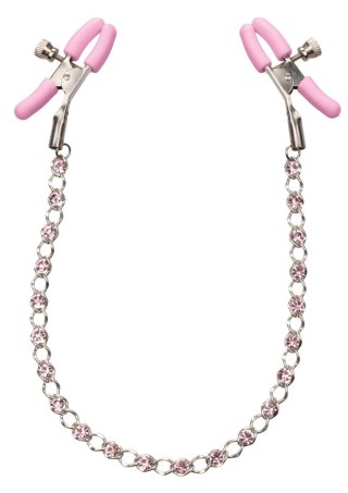 Crystal Chain Nipple Clamps Metal Calexotics