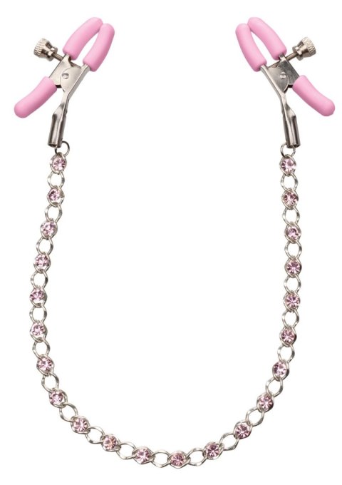 Crystal Chain Nipple Clamps Metal Calexotics Crystal Chain Nipple Clamps Metal Calexotics