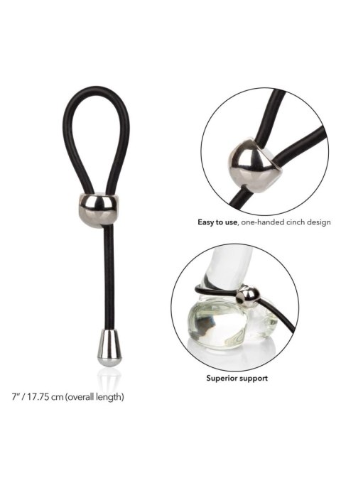 E-Z Cinch Silicone Lasso Black Calexotics E-Z Cinch Silicone Lasso Black Calexotics
