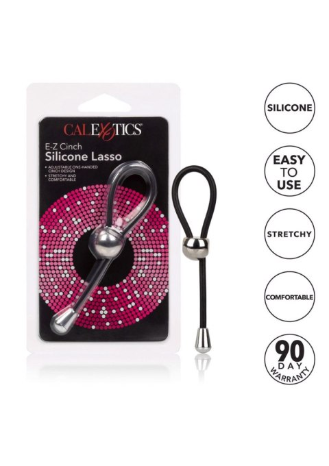 E-Z Cinch Silicone Lasso Black Calexotics E-Z Cinch Silicone Lasso Black Calexotics
