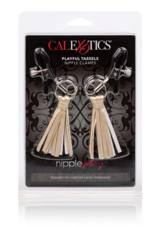 Playful Tassels Nipple Clamps Gold Calexotics