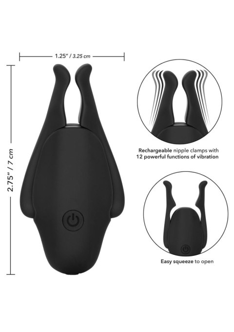 Rechargeable Nipplettes Black Calexotics