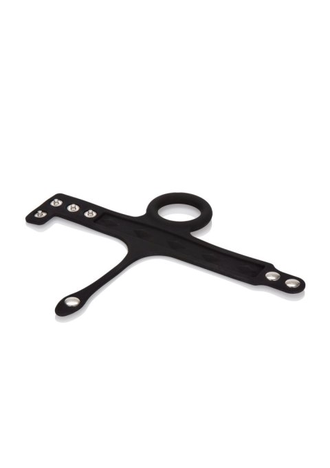 Silicone 3-Snap Ball Spreader Black Calexotics Silicone 3-Snap Ball Spreader Black Calexotics