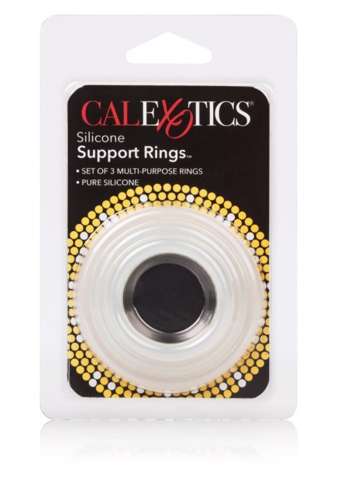 Silicone Support Rings Transparent Calexotics Silicone Support Rings Transparent Calexotics