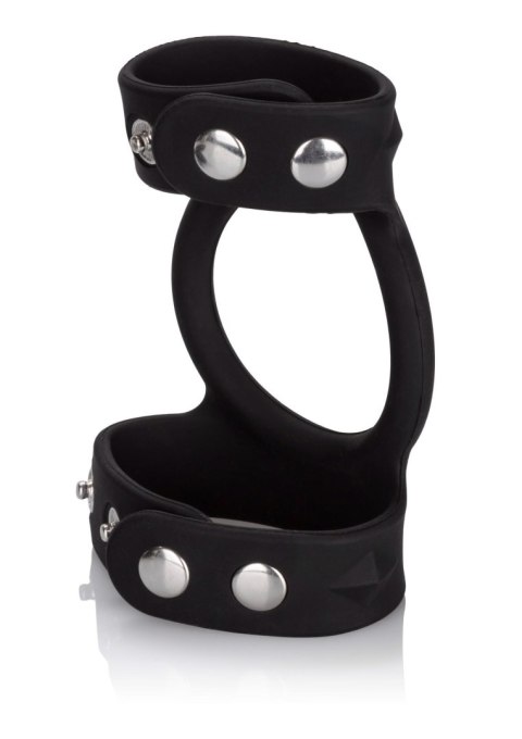 Silicone Tri-Snap C & B Cage Black Calexotics Silicone Tri-Snap C & B Cage Black Calexotics