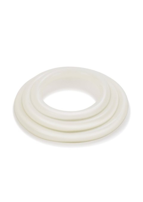Tri-Rings White Calexotics Tri-Rings White Calexotics