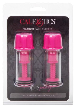 Vacuum Twist Suckers Pink Calexotics