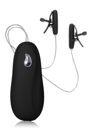 Vibrating Heated Nipple Teaser Black Calexotics