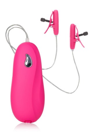 Vibrating Heated Nipple Teaser Pink Calexotics