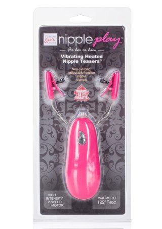 Vibrating Heated Nipple Teaser Pink Calexotics