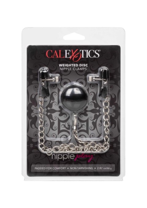 Weighted Disc Nipple Clamps Metal Calexotics Weighted Disc Nipple Clamps Metal Calexotics