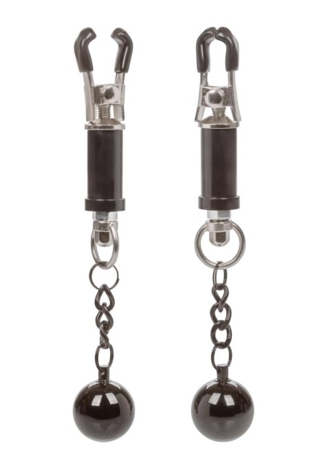 Weighted Twist Nipple Clamps Silver Calexotics Weighted Twist Nipple Clamps Silver Calexotics