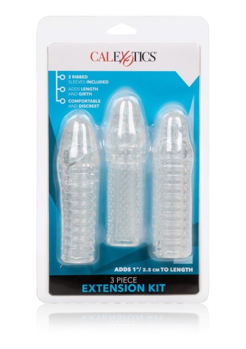 3 Piece Extension Kit Transparent Calexotics 3 Piece Extension Kit Transparent Calexotics