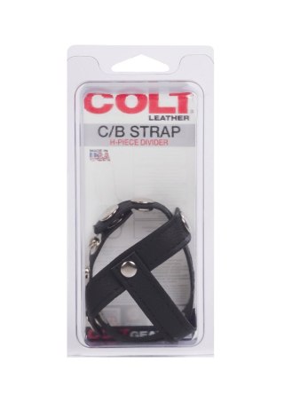 COLT Leather H-Piece Divider Black Calexotics
