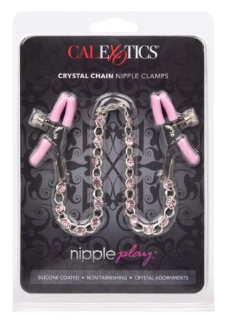 Crystal Chain Nipple Clamps Metal Calexotics