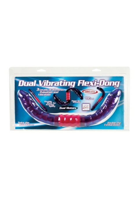 Dual Vibrating Flexi-Dong Purple Calexotics Dual Vibrating Flexi-Dong Purple Calexotics