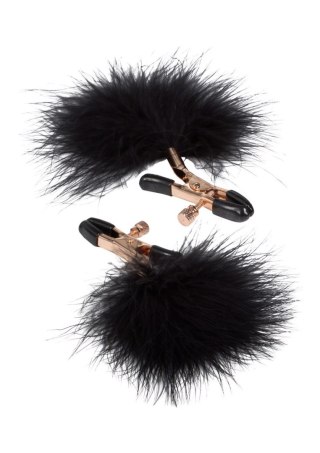 Feather Nipplettes Black Calexotics