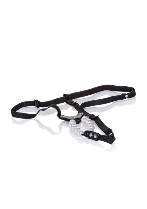 Lover Thong w/ Pleasure Pearls Black Calexotics Lover Thong w/ Pleasure Pearls Black Calexotics