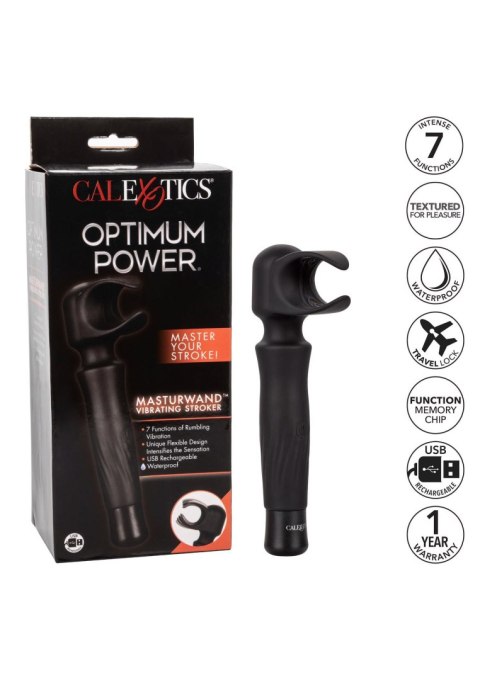 Masturwand Vibrating Stroker Black Calexotics