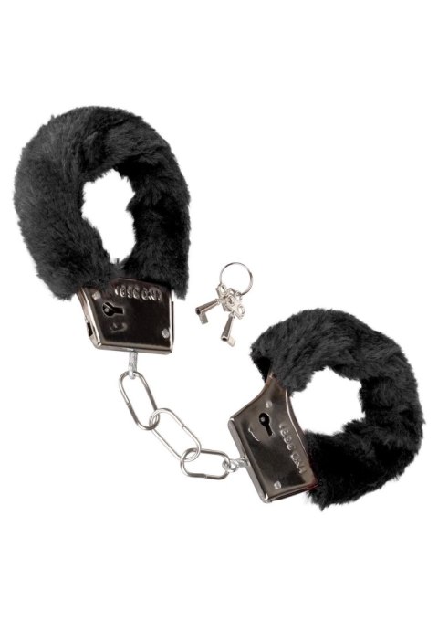 Playful Furry Cuffs Black Calexotics