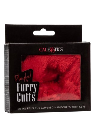 Playful Furry Cuffs Red Calexotics