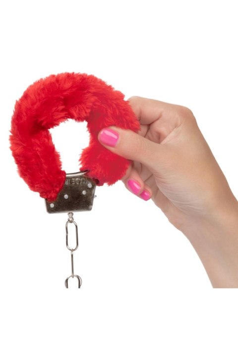 Playful Furry Cuffs Red Calexotics