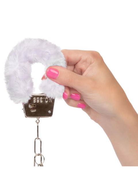 Playful Furry Cuffs White Calexotics