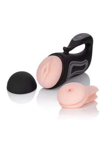 Rechargeable Grip-N-Stroke Black Calexotics