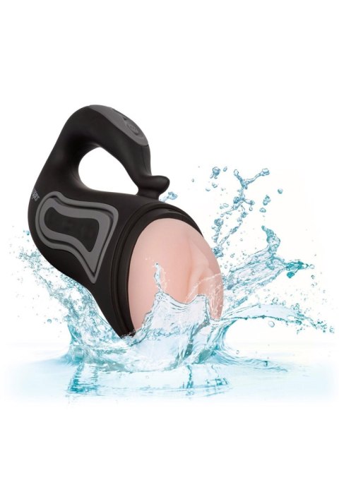 Rechargeable Grip-N-Stroke Black Calexotics