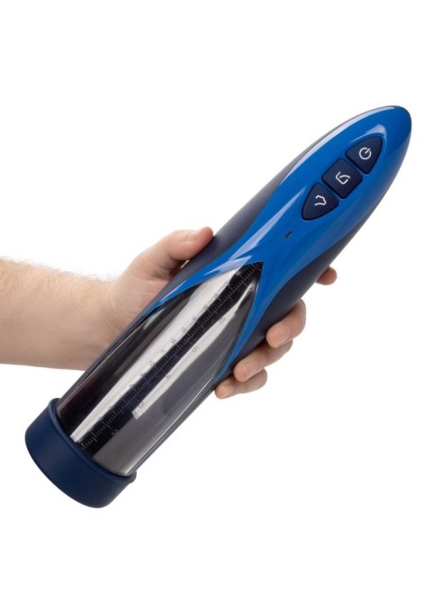 Rechargeable Waterproof Pump Blue Calexotics