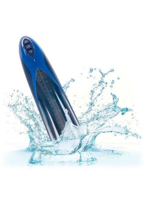 Rechargeable Waterproof Pump Blue Calexotics