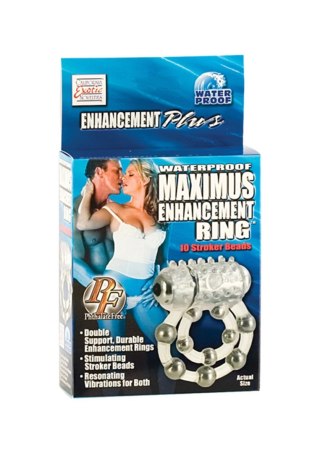 Ring 10 Stroke Beads Vibrating Transparent Calexotics