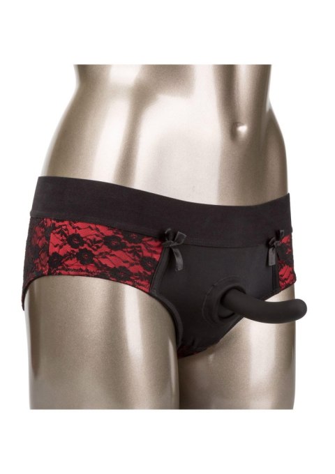 Scandal Crotchless Set S/M Black Calexotics