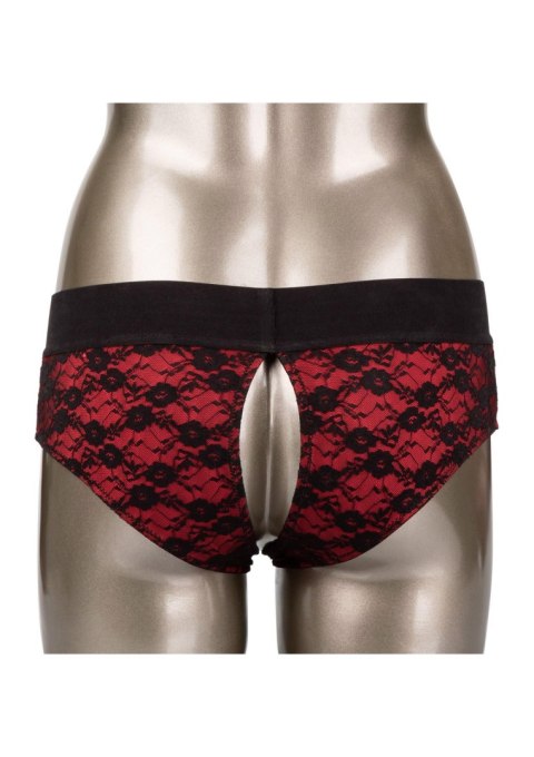 Scandal Crotchless Set S/M Black Calexotics