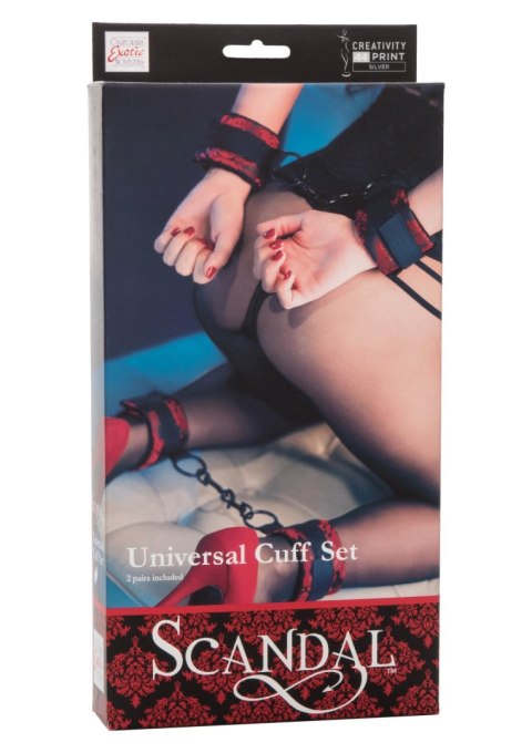 Scandal Universal Cuff Set Black Calexotics Scandal Universal Cuff Set Black Calexotics