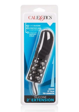 Silicone 2 inch Extension Black Calexotics