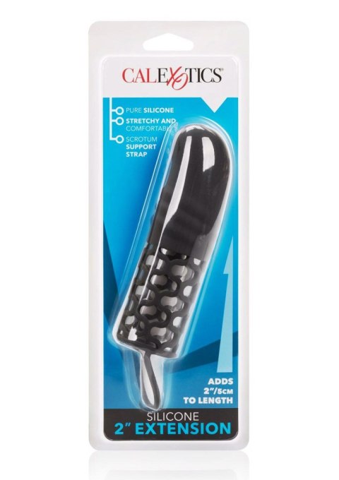Silicone 2 inch Extension Black Calexotics