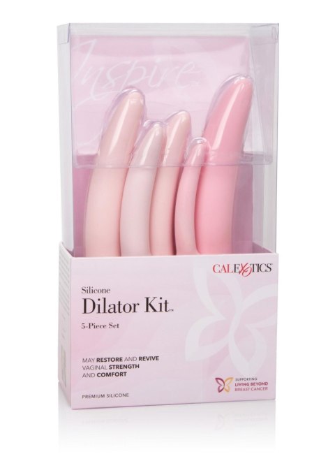 Silicone Dilator 5pcs Set Pink Calexotics Silicone Dilator 5pcs Set Pink Calexotics