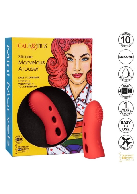 Silicone Marvelous Arouser Red Calexotics