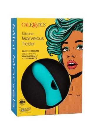 Silicone Marvelous Tickler Aqua Calexotics