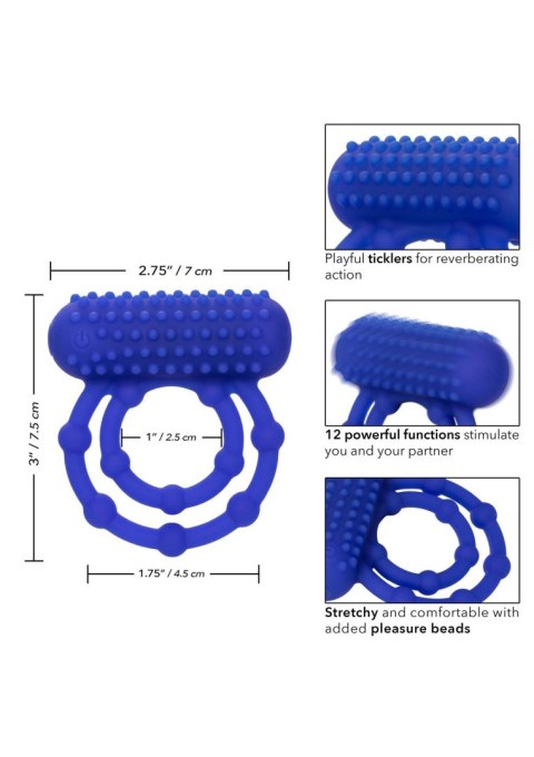 10 Bead Maximus Ring Blue Calexotics